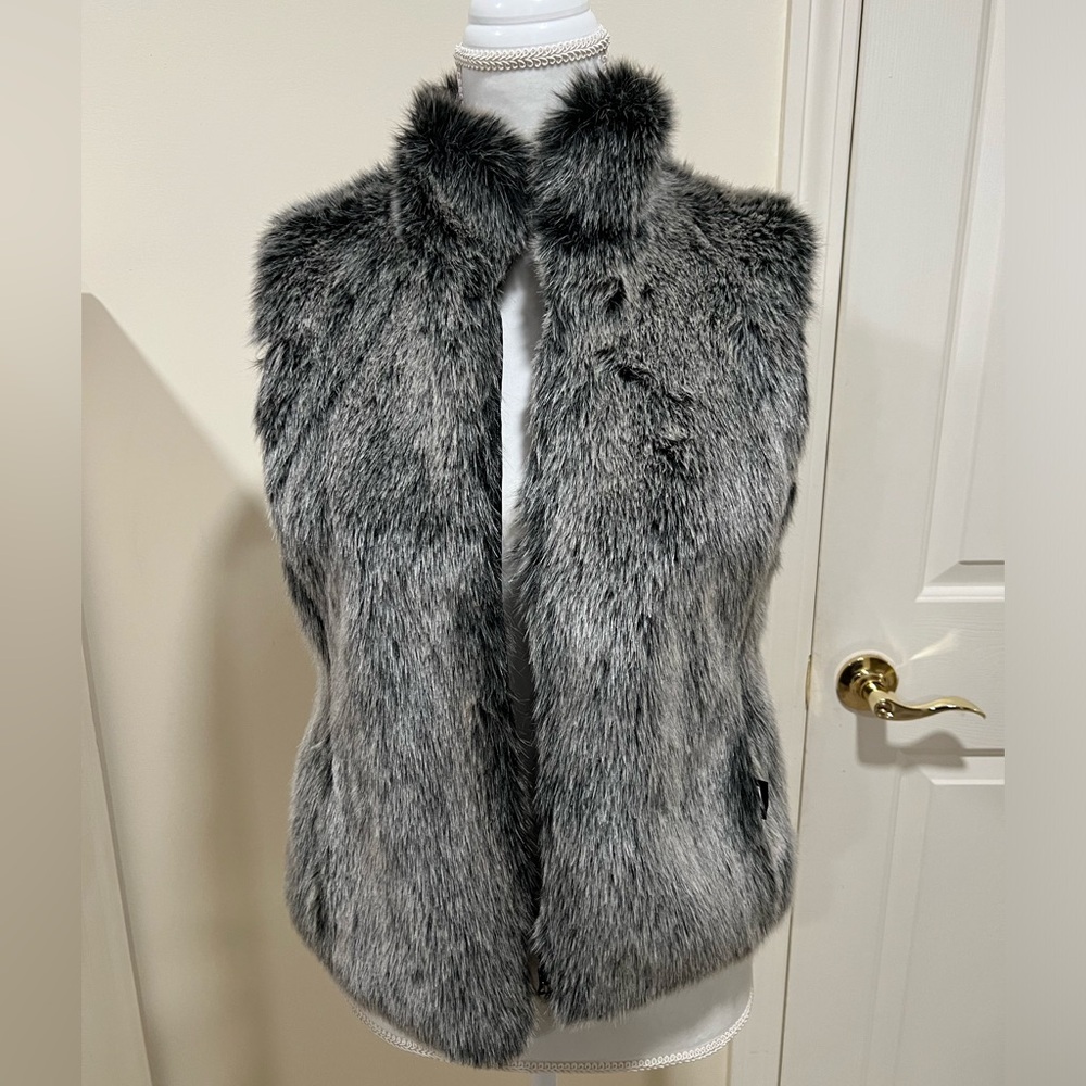 Faux fur vest